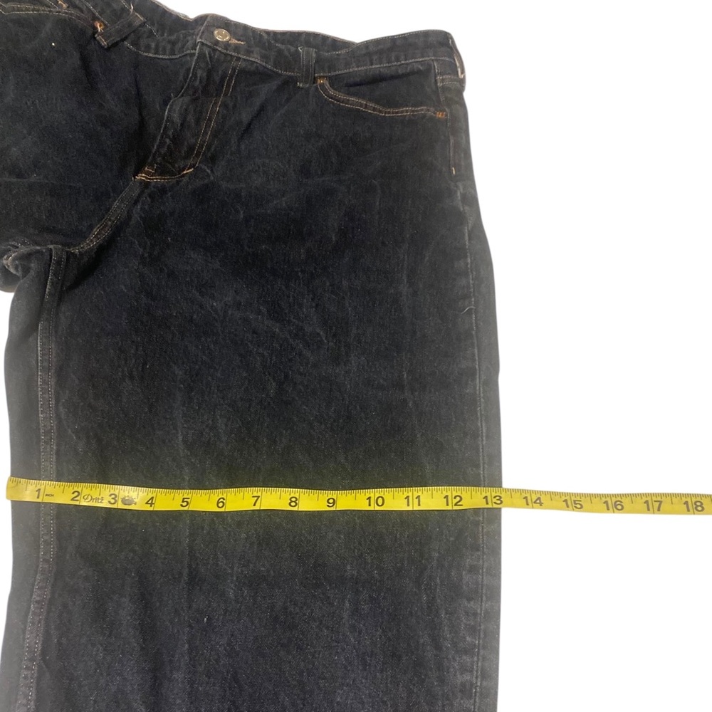 H&M &Denim Barrel Jeans Women’s 18 Loose Fit High Waist Dark Wash 100% Cotton - Picture 11 of 16